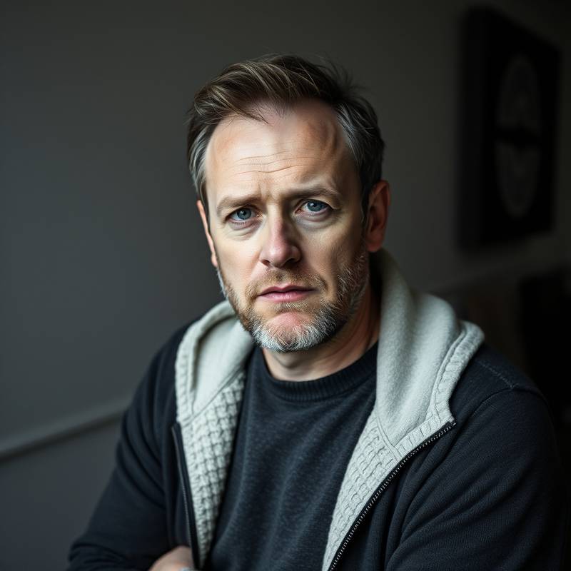 Portræt af Anders Nielsen, instruktør på Kameraskolen København.